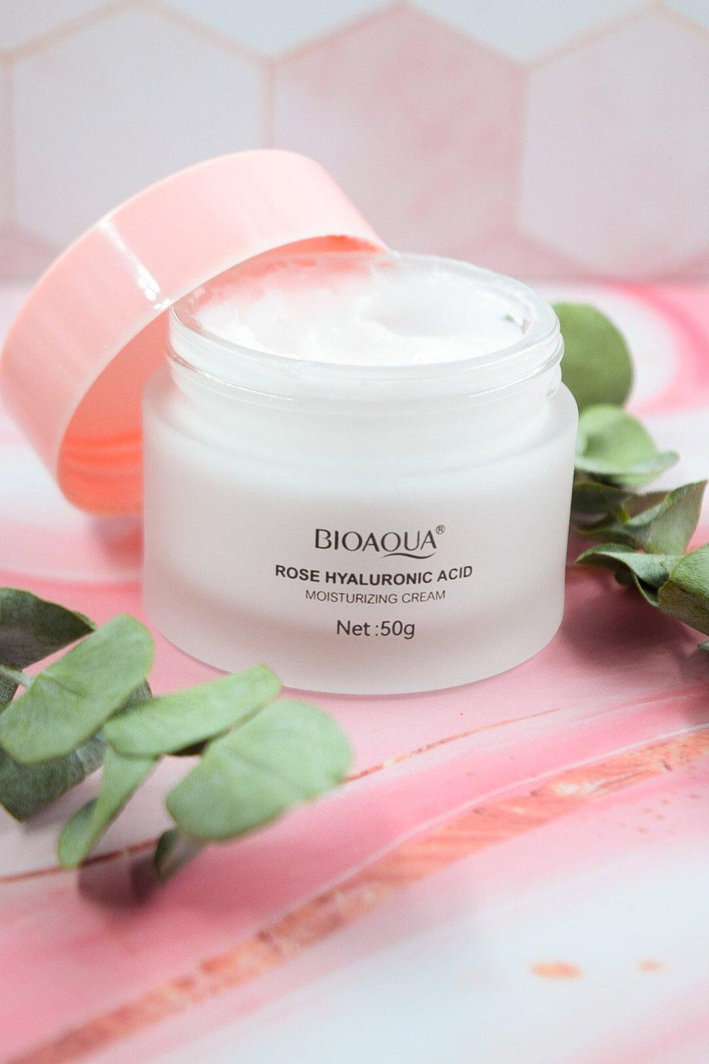 Crema Facial de Rosas y Ácido Hialurónico Bioaqua – foto 3