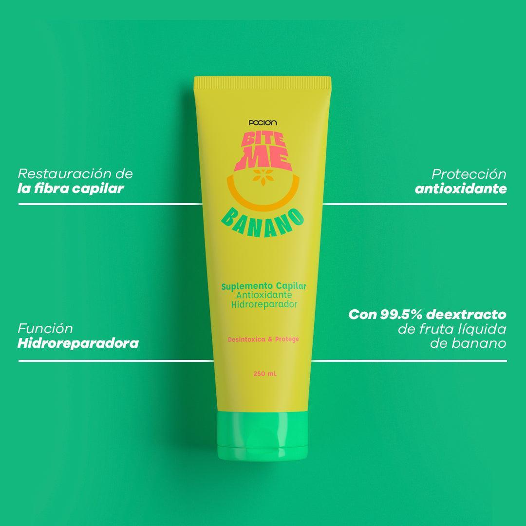 Mascarilla Bite Me Suplemento Capilar Banano 250ml Poción – foto 5