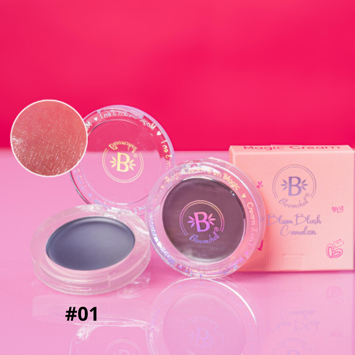 Rubor Magic Cream Camaleon Bloomshell – foto 3