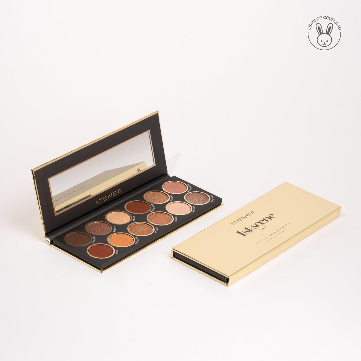 Paleta de Sombras 12 Tonos 1st First Atenea – foto 2