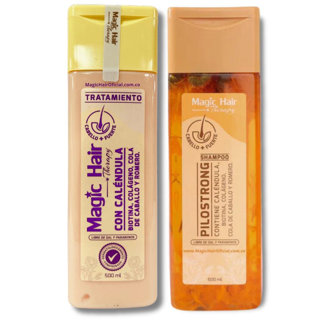 Shampoo Pilostrong Caléndula 500ml Magic Hair – foto 4