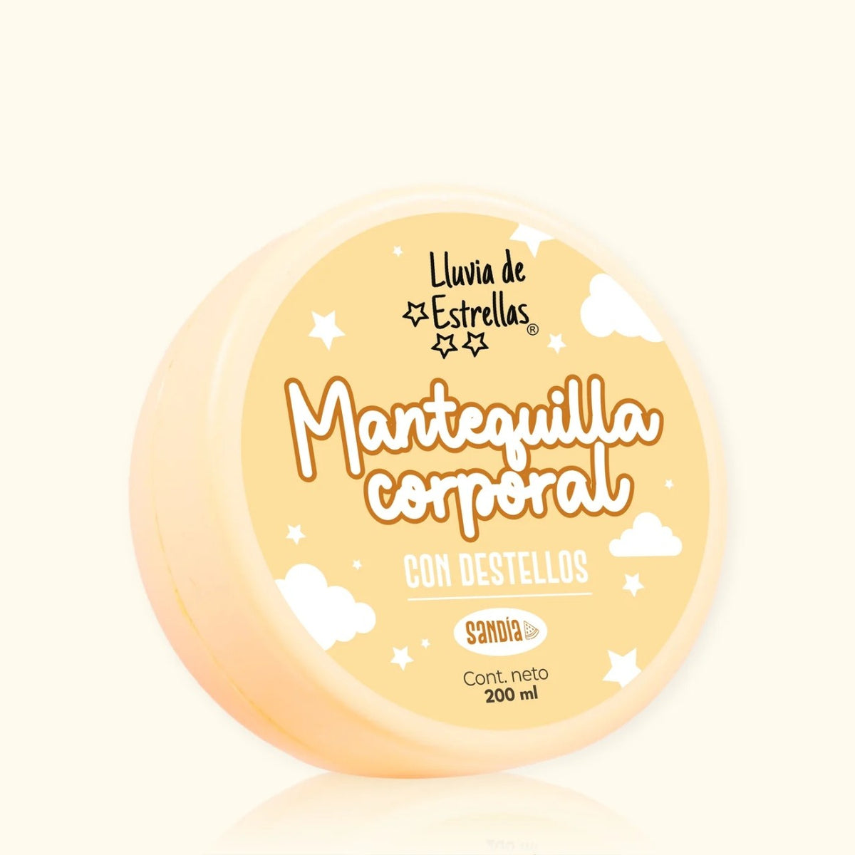 Mantequilla Corporal con Destellos Lluvia de Estrellas