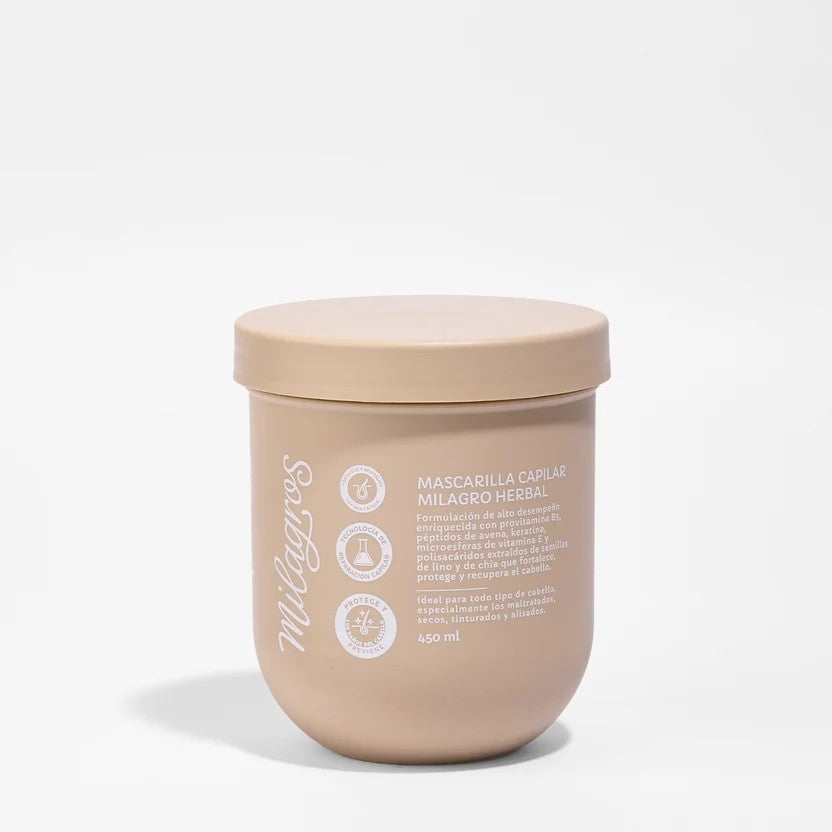 Mascarilla Herbal Romero 450gr Milagros