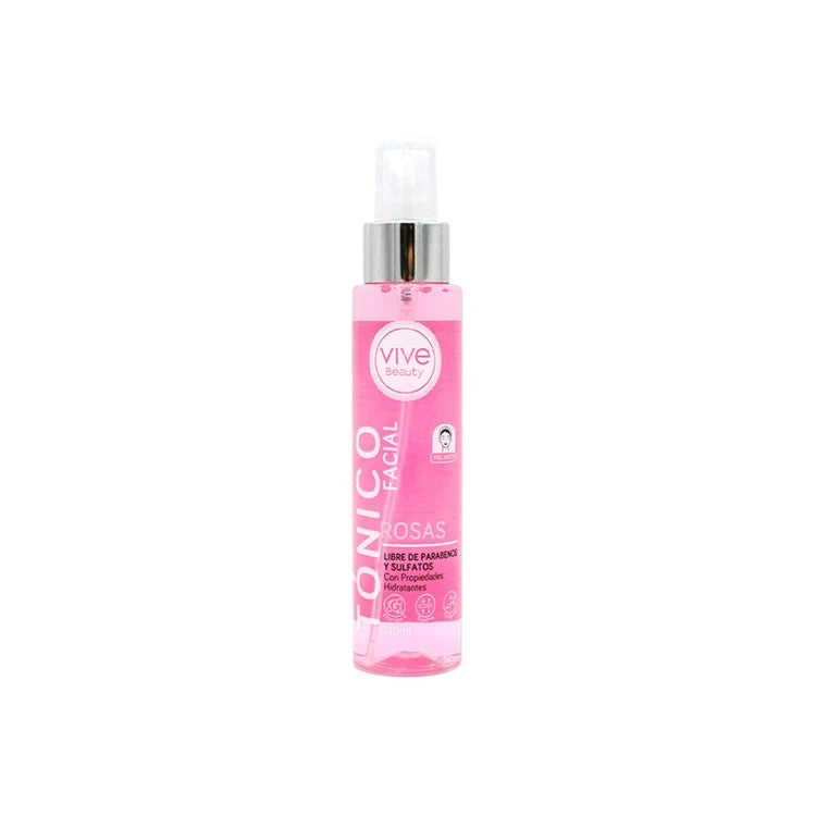 Tónico Facial de Rosas de Vive Beauty